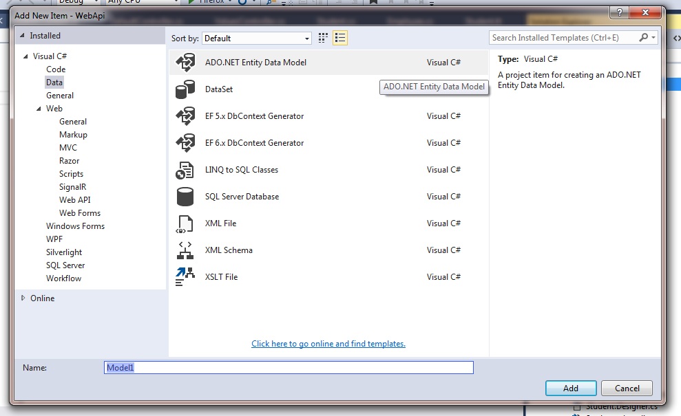 Visual xml
