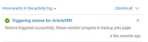 How to Restore either Data from a Virtual Server Hard drive, or the Entire Virtual Server, in any Region