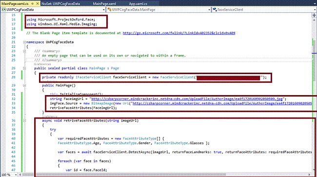 http://www.c-sharpcorner.com/article/getting-started-with-microsoft-azure-cognitive-services-face-apis/