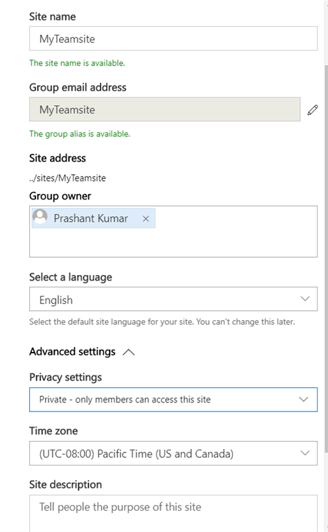 Reusing A Deleted SharePoint Online Team Site Name