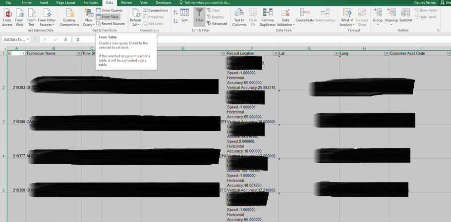 Reverse Geo Coding Using Google Maps API In Power Query