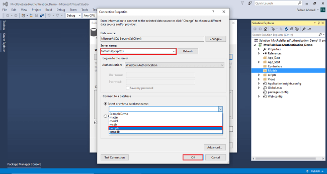 Role Based Menus In ASP.NET MVC