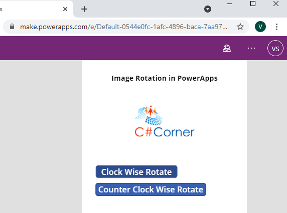 Rotating An Image In Power Apps