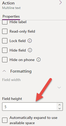 Row Layout Option Is Missing In Multiline Field