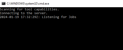 Connecting to server