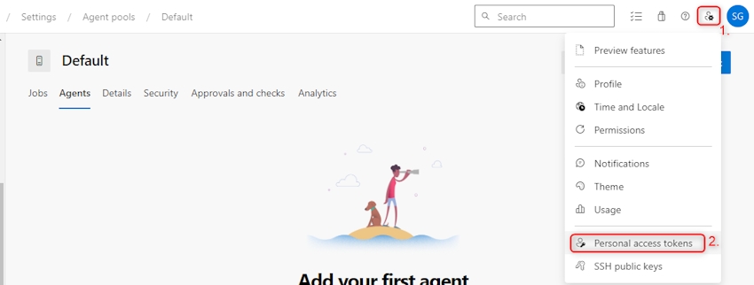 Personal access token