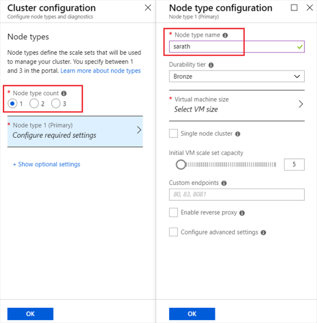 Running ASP.NET Core Application in Azure Service Fabric Cluster