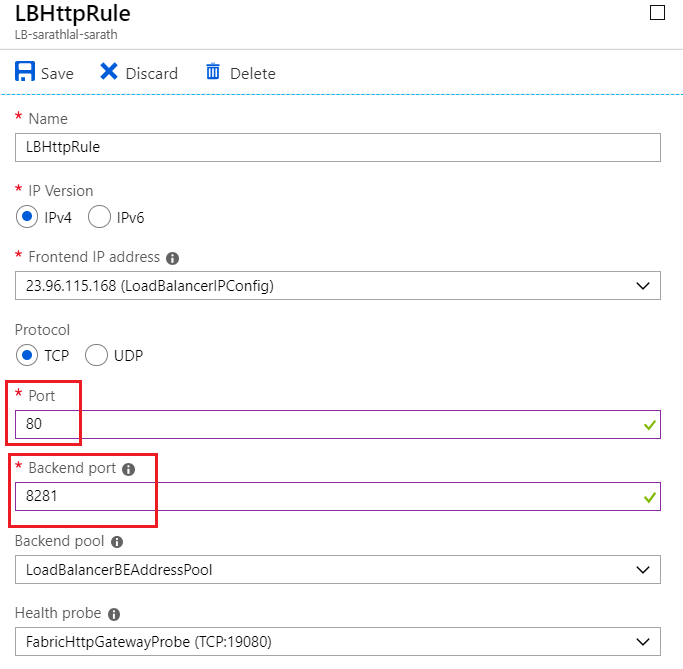 Running ASP.NET Core Application in Azure Service Fabric Cluster