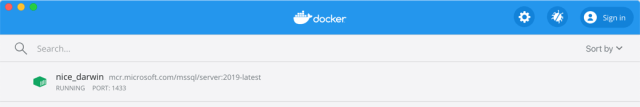 Running SQL Server On My Mac With Docker