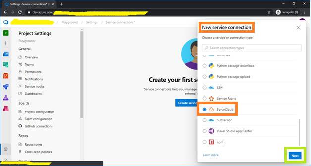 Scan SPFx Code For Vulnerabilities Using SonarCloud In Azure DevOps