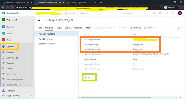 Scan SPFx Code For Vulnerabilities Using SonarCloud In Azure DevOps