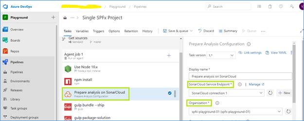Scan SPFx Code For Vulnerabilities Using SonarCloud In Azure DevOps