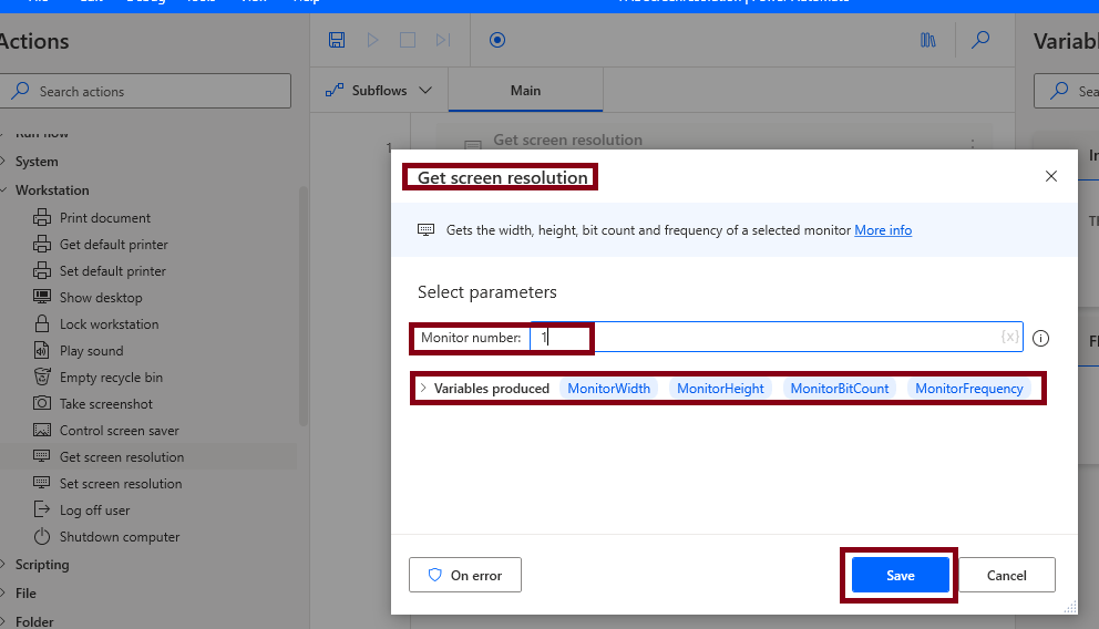 Screen Resolution in Desktop flow