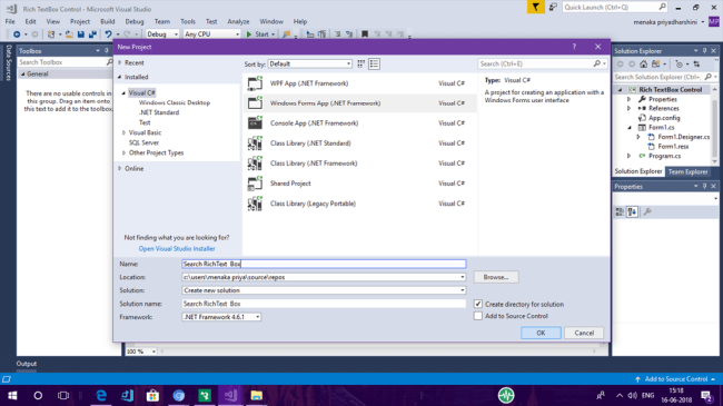 Search and Highlight Text in Rich TextBox