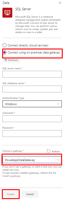 Search Records From SQL Server Using PowerApps Canvas App