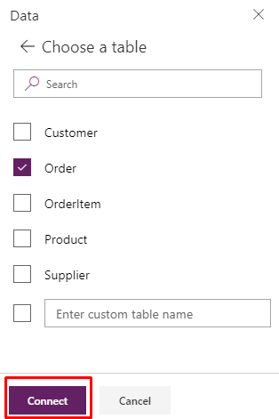 Search Records From SQL Server Using PowerApps Canvas App