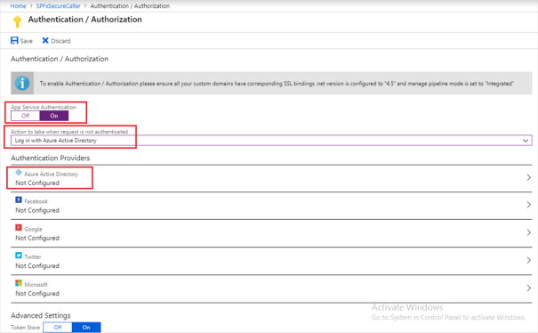 Secure Azure Function with Azure AD
