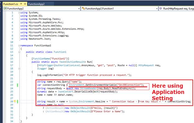 Secure Azure Functions App Setting Using Azure Key Vault