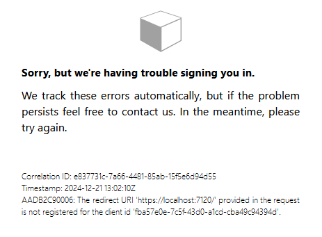 Run Blazor application