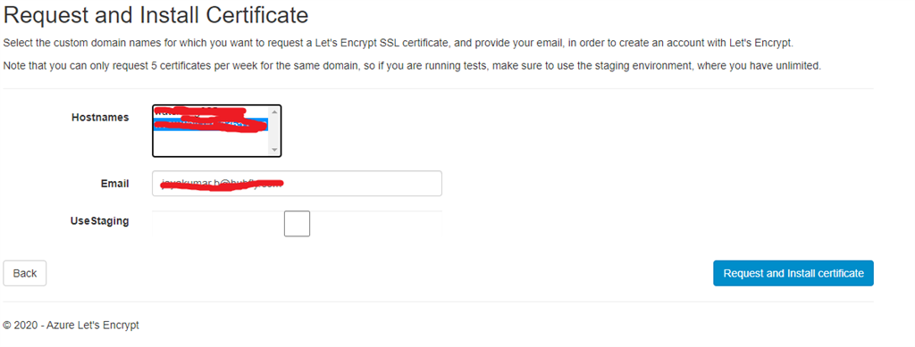 Secure Your Azure App Service For Free With Let's Encrypt SSL Certificate