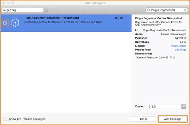 Segment Control In Xamarin.Forms