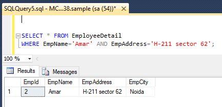 SELECT Statement in SQL