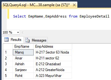 SELECT Statement in SQL