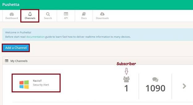 Send A Notification When On Mq2 Gas Sensor Detection