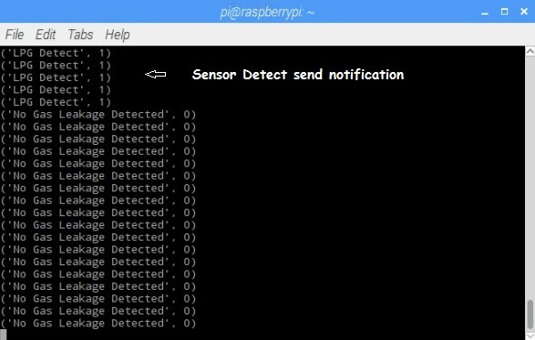 Send A Notification When On Mq2 Gas Sensor Detection