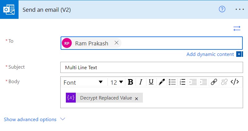 Send An Email With Line Breaks From SharePoint List