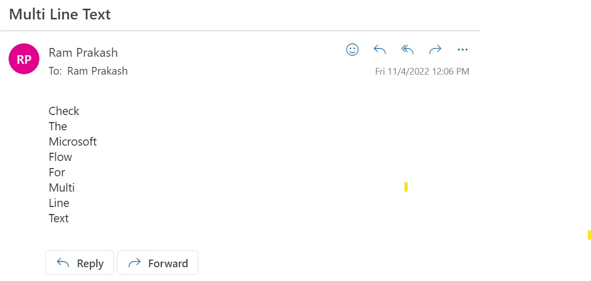 Send An Email With Line Breaks From SharePoint List