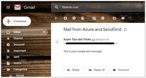 Send Email In Azure Send Grid