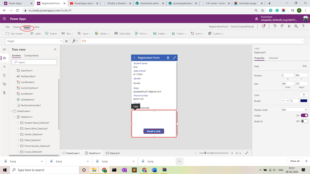Sending An E-mail From PowerApps