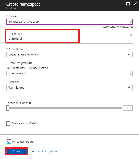 Sending Event Data To Azure Event Hub