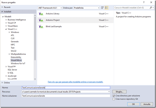 test project with Visual Micro