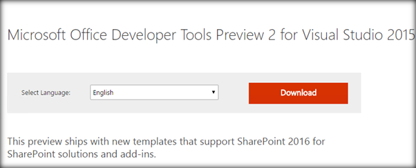 Developer Tools Preview 