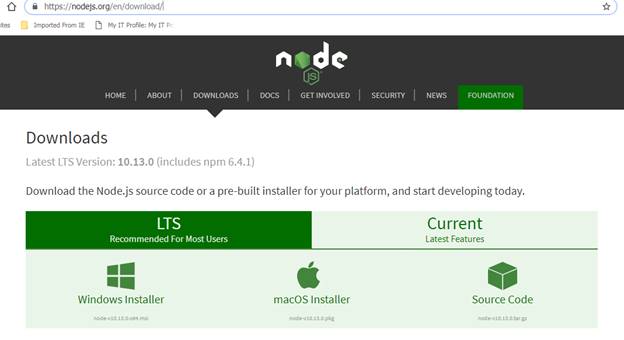 Setting Up Angular 7 Development Environment