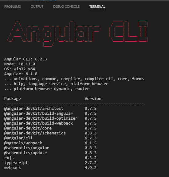 Setting Up Angular 7 Development Environment