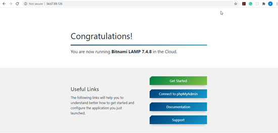 Setting Up LAMP Certified By Bitnami In Google Cloud Platform