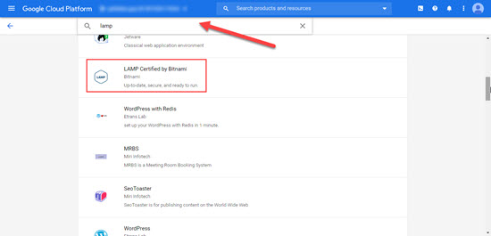 Setting Up LAMP Certified By Bitnami In Google Cloud Platform