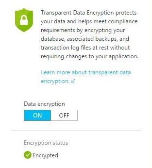 Setting Up Transparent Data Encryption With Existing Azure SQL Database