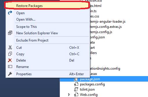 Update Package.Json file
