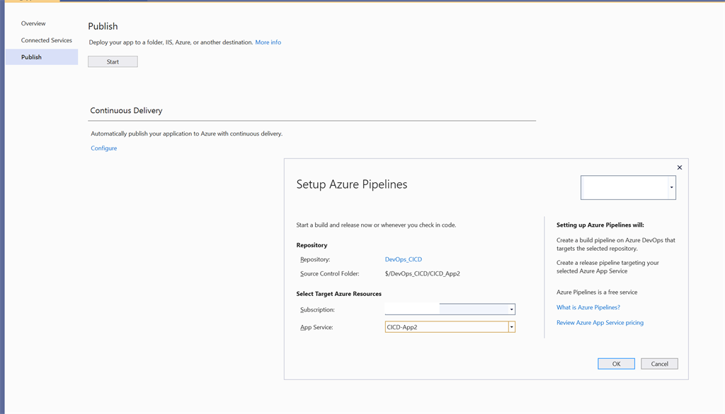 Setup Azure Pipeline