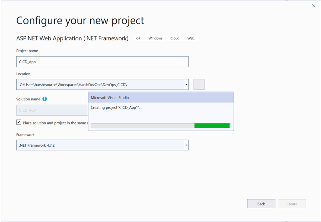 Creating Project and Solution