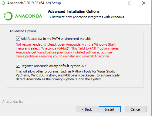 Setup Python Environment For Data Science