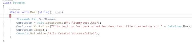 Setup Task Scheduler To Run Application