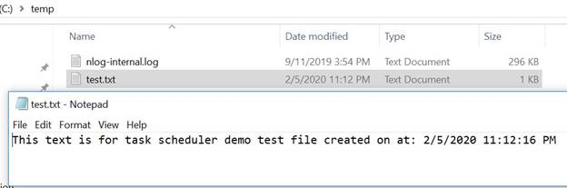 Setup A Task Scheduler To Run Application Periodically In C#