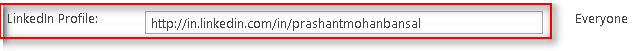 LinkedIn Profile