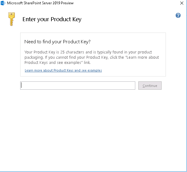 SharePoint 2019 Public Preview Installation