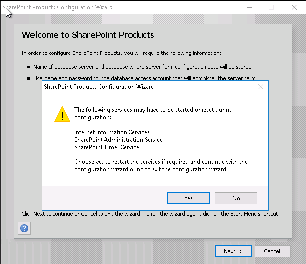 SharePoint 2019 Public Preview Installation